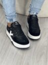 tênis casual glitter preto via marte 053 008 02
