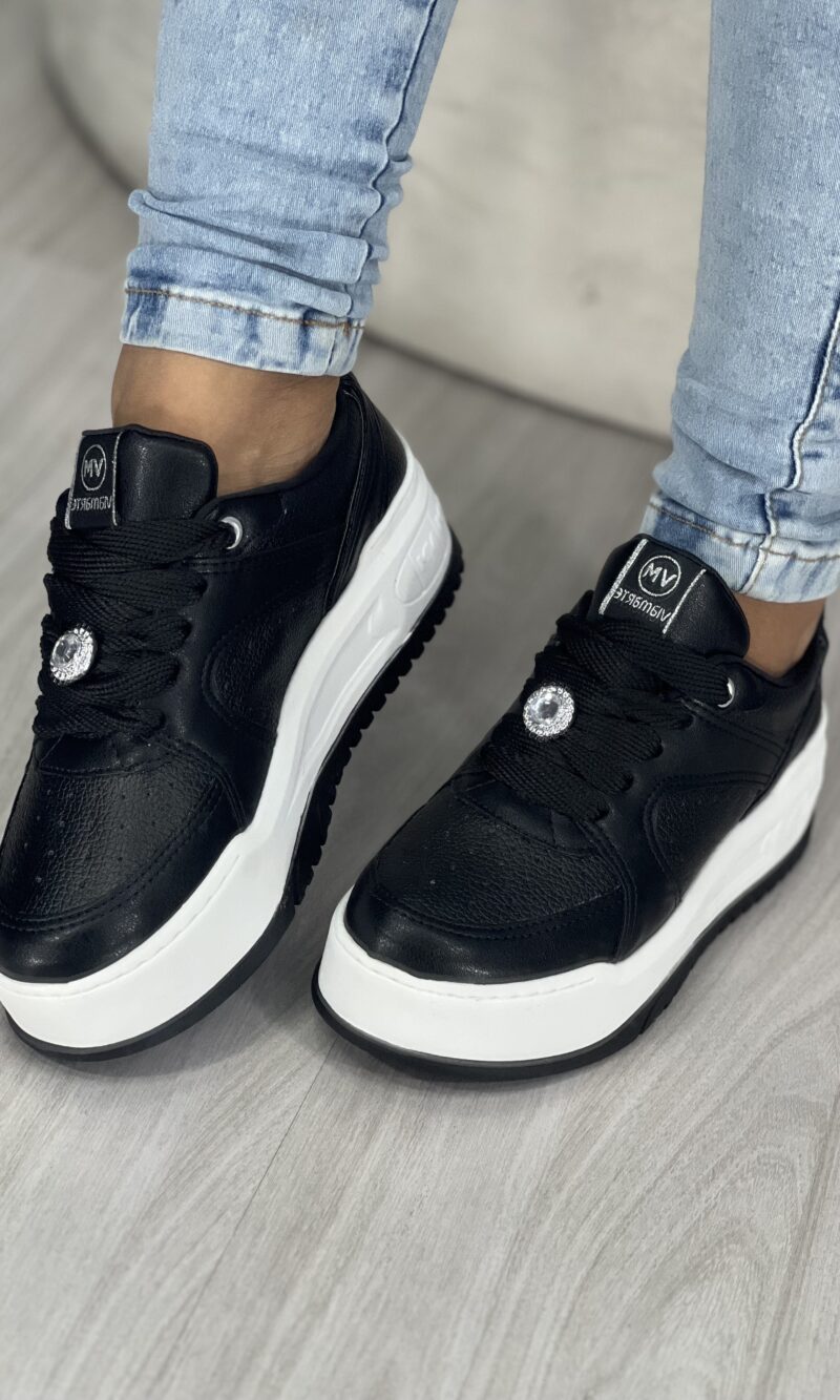 tênis casual preto via marte 061 001 02