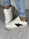 tênis casual marrom/off via marte 082 002 04