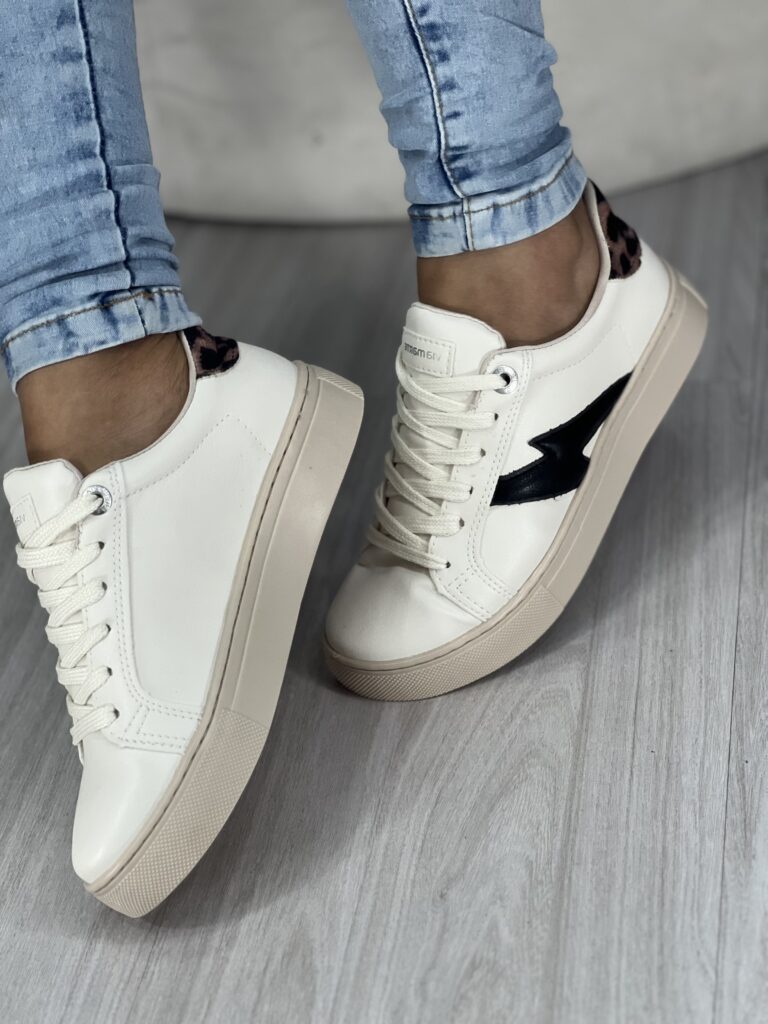 tênis casual marrom/off via marte 082 002 04 tênis casual marrom/off via marte 082 002 04