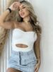 saia jeans paty lavagem clara