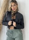 jaqueta courino preto melu