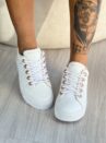 tênis snk branco/ rosé ramarim 24 93107