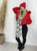 jaqueta puffer kelly vermelho