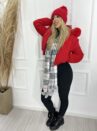 jaqueta puffer kelly vermelho