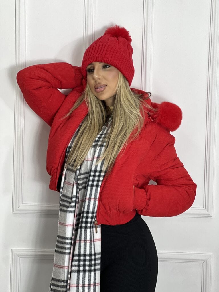 jaqueta puffer kelly vermelho jaqueta puffer kelly vermelho