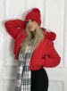 jaqueta puffer kelly vermelho