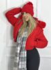 jaqueta puffer kelly vermelho