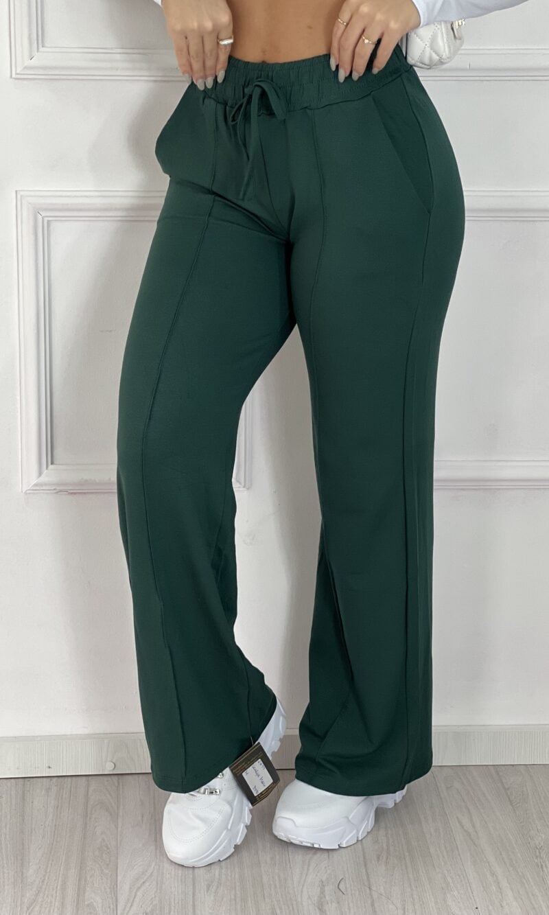 calça pantalona mari vermelho