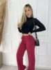 calça pantalona mari vermelho