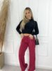 calça pantalona mari vermelho