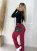 calça pantalona mari vermelho