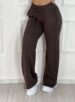 calça pantalona mari marrom