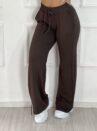 calça pantalona mari marrom