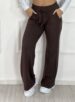 calça pantalona mari marrom