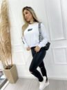 blusão moletom luxxo branco