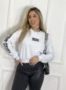 blusão moletom luxxo branco