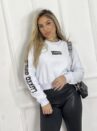 blusão moletom luxxo branco