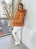 tênis casual pingente branco dourado via marte 093 009 07