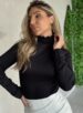 blusa térmica canelada com gola