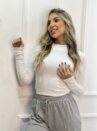 blusa manga longa joane branco