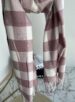 lenço flanelado xadrez rosé