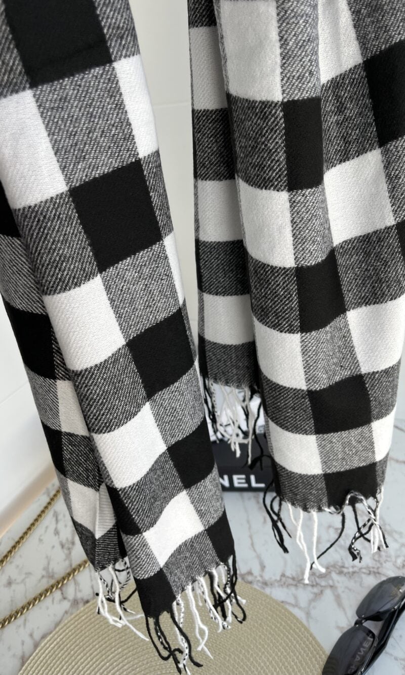 lenço flanelado xadrez preto lenço flanelado xadrez preto