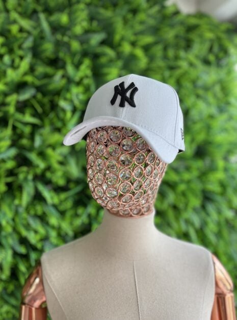 boné new era ny branco/preto