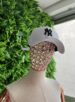 boné new era ny branco/preto
