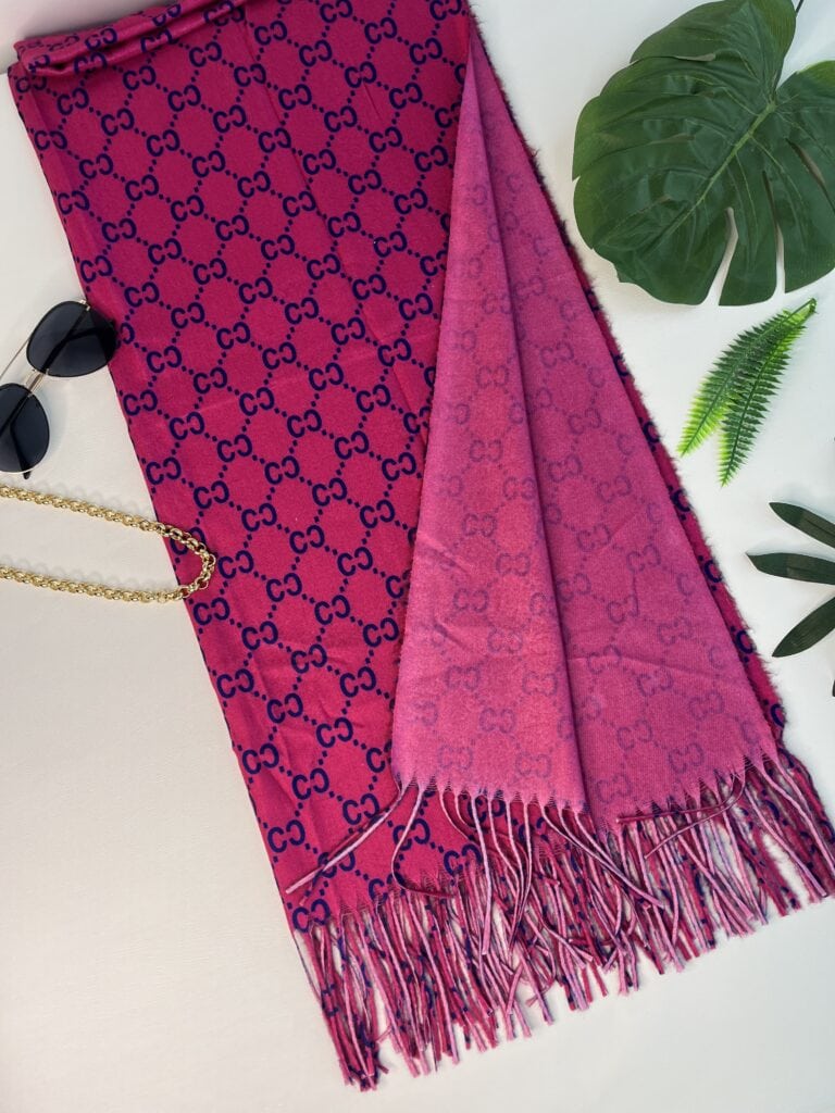 lenço franja cc rosa lenço franja cc rosa