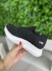 tênis knit via marte preto via marte 23 19001 01