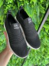 tênis knit via marte preto via marte 23 19001 01