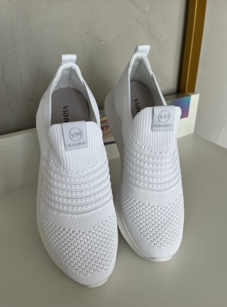 tênis knit branco via marte 23 19001 01