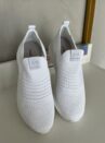 tênis knit branco via marte 23 19001 01