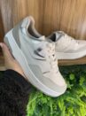 tênis casual branco prata via marte 042 001 02