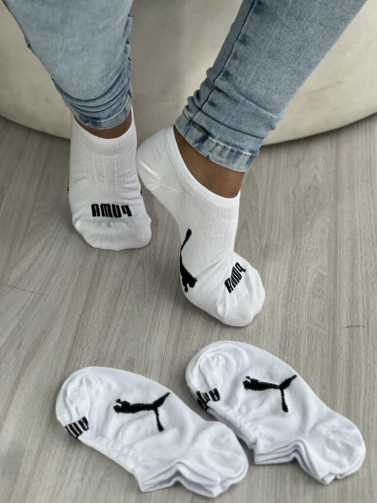 meia invisível kit 3 pares puma 4755.001 meia invisível kit 3 pares puma 4755.001