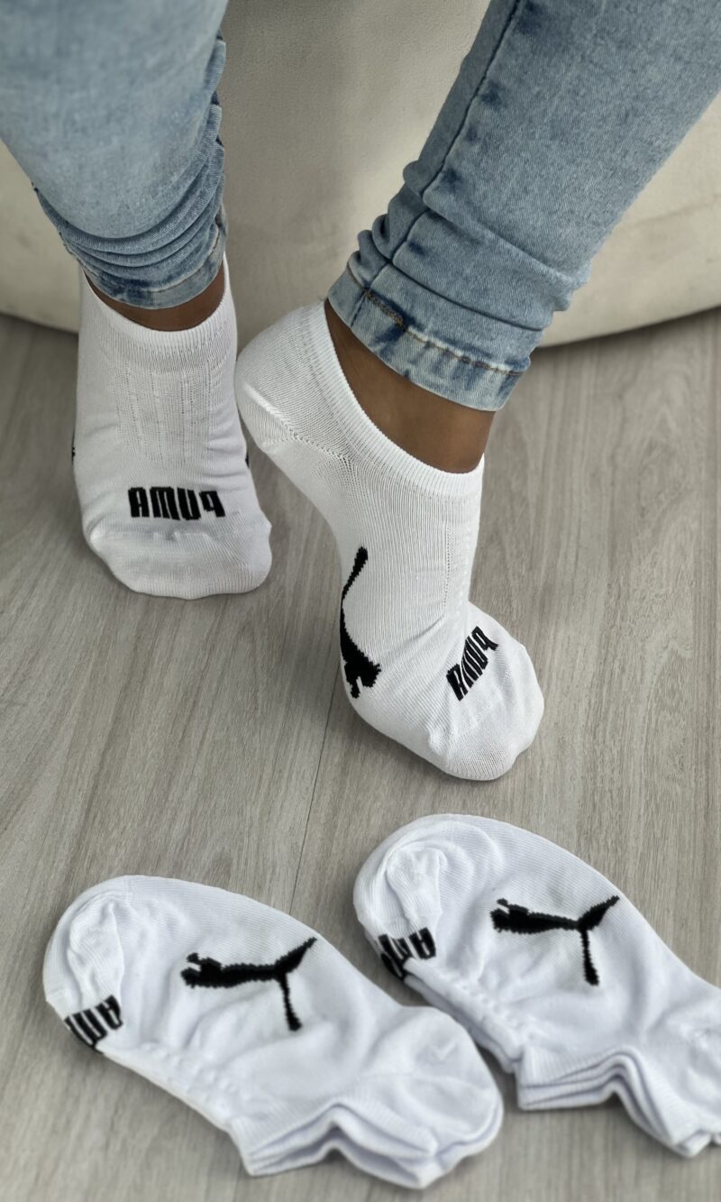 meia invisível kit 3 pares puma 4755.001 meia invisível kit 3 pares puma 4755.001