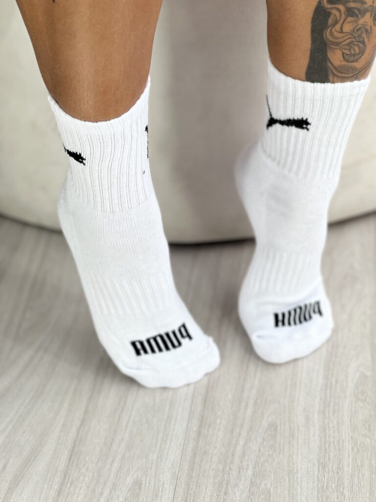 meia cano médio kit 3 pares puma 4795.001 meia cano médio kit 3 pares puma 4795.001