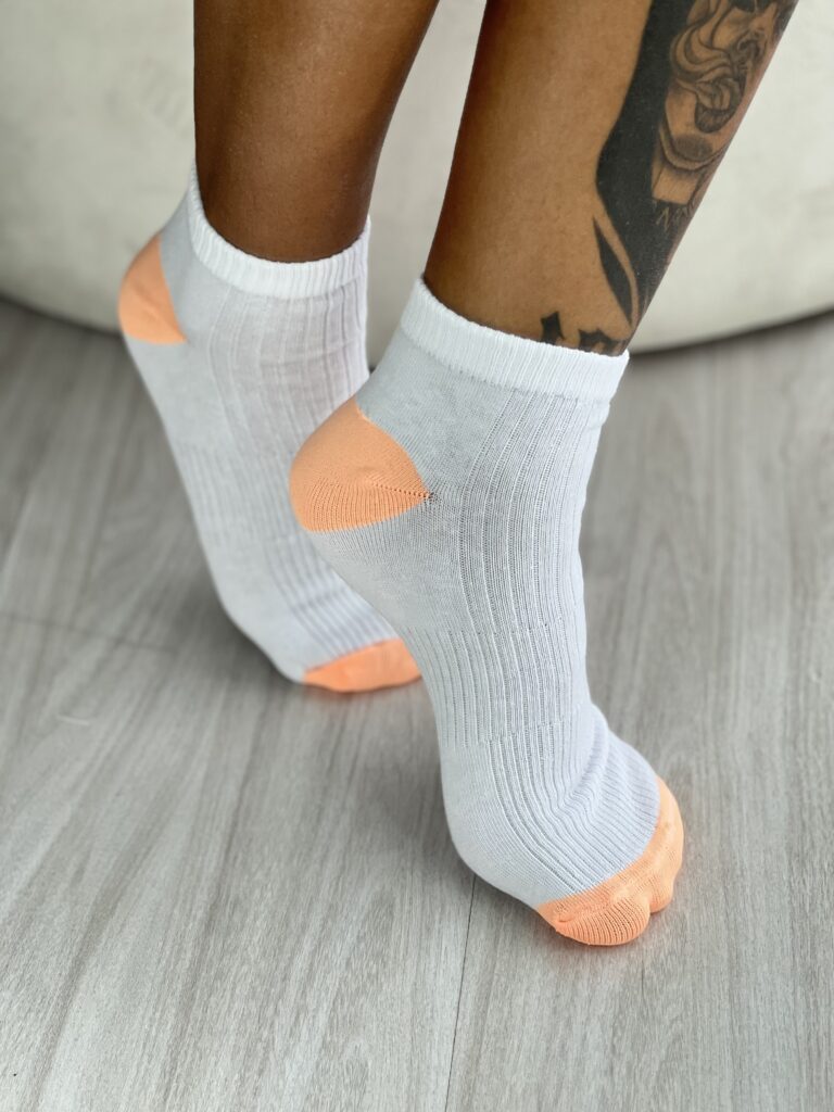 meia soquete rosé kit 3 pares selene 4790.001 meia soquete rosé kit 3 pares selene 4790.001