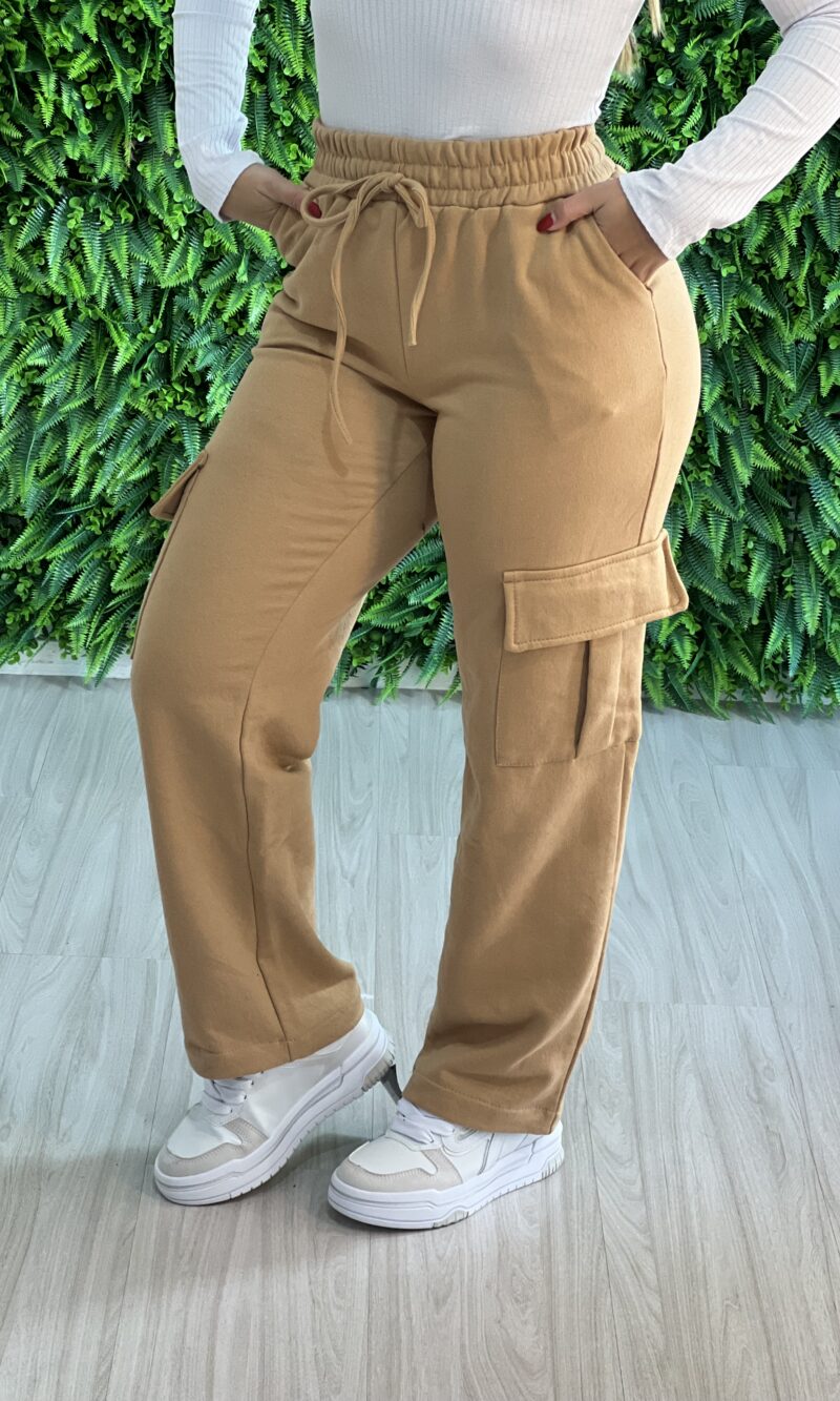 calça pantalona mônica bege calça pantalona mônica bege