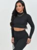 conjunto canelado gringa preto