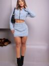 jaqueta jeans gabi lavagem escuro