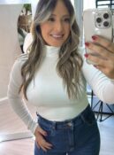 cacharel bruna canelada flanelada off white