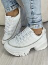 tênis strass branco ramarim 24 80106