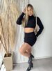 conjunto modal canelado josiele preto
