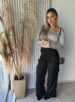 calça pantalona alfaiataria simone preto