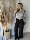 calça pantalona alfaiataria simone preto