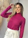 blusa cacharel vinho