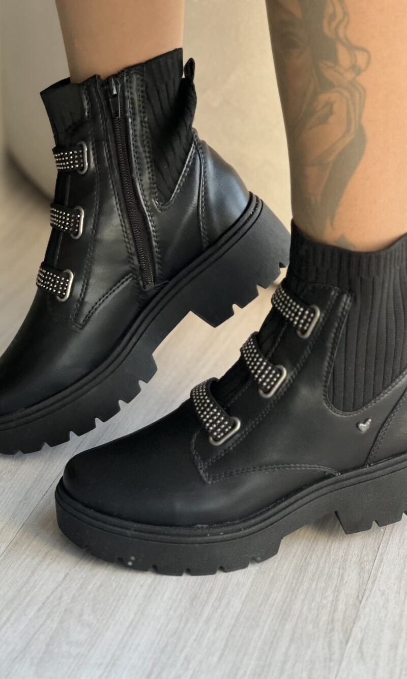 bota coturno meia tratorado preto mississipi mi611
