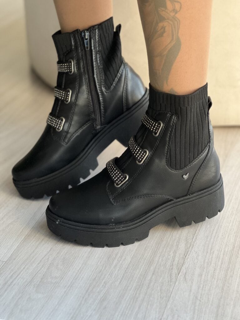 bota coturno meia tratorado preto mississipi mi611 bota coturno meia tratorado preto mississipi mi611